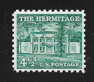 SC# 1037 - (4 1/2c) - The Hermitage, MNH Single