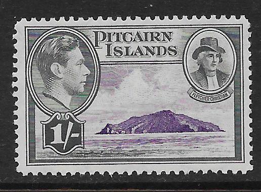 PITCAIRN ISLANDS SC# 7 FVF/MOG 1940
