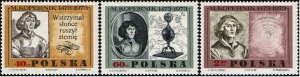 Poland 1969 MNH Stamps Scott 1659-1661 Nicolaus Copernicus Astronomy Space