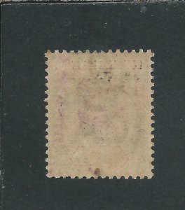 LEEWARD IS 1897 4d DULL MAUVE & ORANGE FU SG 12 CAT £80