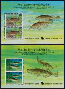 Korea 1905a-6a MNH Wildlife Protection, Fish
