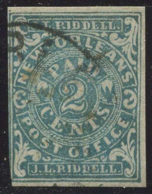 62X1 Confederate States New Orleans Provisional Used Stamp BX4699