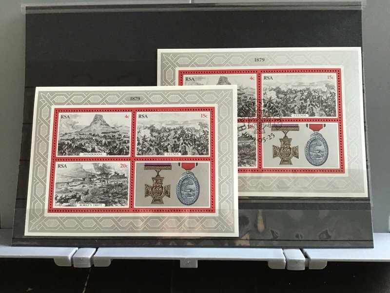 South Africa   Rorke’s Drift  cancelled and MNH stamps sheets R27504