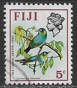 Fiji ~ Scott # 309 ~ Used ~ Gray-Backed White Eyes