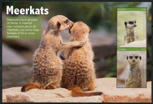 GAMBIA  2017  MEERKATS SET OF TWO SHEETS MINT NH