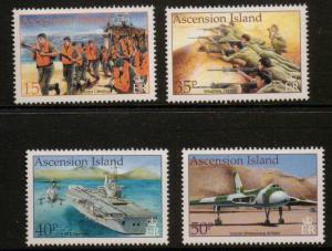 ASCENSION SG844/7 2002 20th ANNIV OF LIBERATION OF THE FALKLANDS MNH 