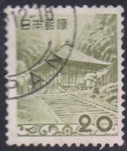 Japan  - 1952- National Treasure Series - Definitive Issue - 20y used