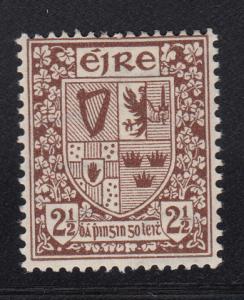 Ireland 1940-42 MH Scott #110 2 1/2p Coat of Arms Wmk Multiple E