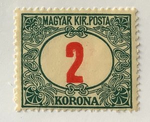 Hungary 1915 Scott J29 MNH - 2k, Numeral