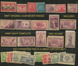 EARLY US MINT #703 // 799  27 Diff total (stock page not included)