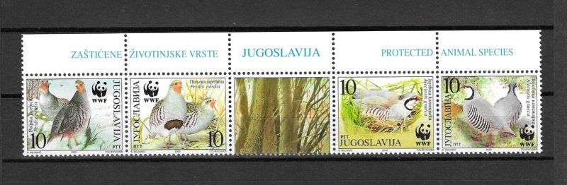 YUGOSLAVIA 2000 WWF SG 3236/9 MNH Cat £16