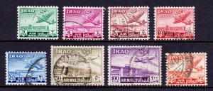 Iraq - Scott #C1-C8 - Used - SCV $6.90