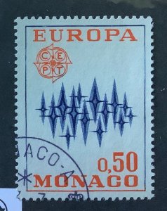 Monaco 1972 Scott 831 used - 0.50f, Europa, common design