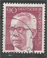 BERLIN, 1970, used 90pf Pres Heinemann Scott 9N295