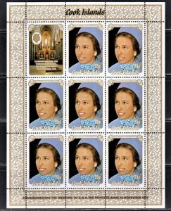 Cook Islands Scott 369 miniature sheet  VF mint OG NH.