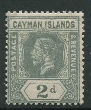 Cayman Islands - Scott 35 - KGV Definitive Issue -1912 - MH - Single 2d Stamp