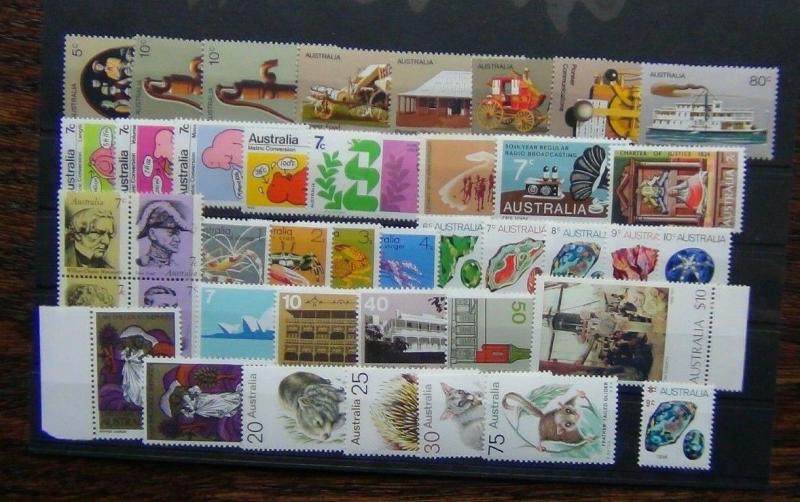 Australia 1972 1974 Metric Health Marine Life Radio Animals Paintings $10 MNH