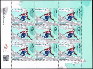 Poland 2018 MNH Stamps Mini Sheet Sport Olympics Paralympic Games Skiing Pyeong