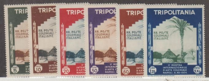 Tripolitania Scott #73-78 Stamps - Mint Set