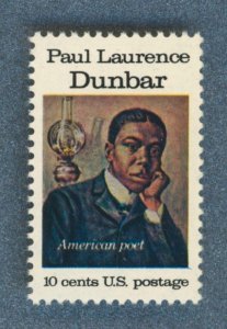 US Sc 1554 VF MNH - 1974 10¢ - Paul Laurence Dunbar