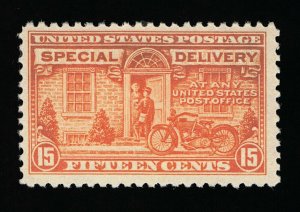 GENUINE SCOTT #E13 VF-XF MINT OG VLH DEEP ORANGE 1925 SPECIAL DELIVERY #11934