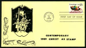 #2428 Christmas Sleigh  - Coin 4 Cachet