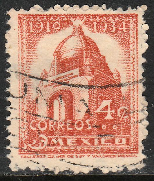 MEXICO 840 4c 1934 Definitive Wmk Gobierno...279 Used (850)