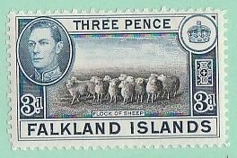 FALKLAND ISLANDS #87A MINT LIGHTLY HINGED