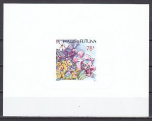 Wallis & Futuna, Scott cat. 392. Mother`s day-Orchids issue. Deluxe s/sheet.