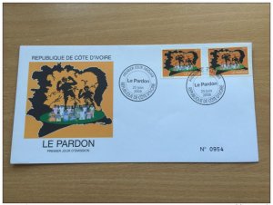Ivory Coast 2008 FDC Le Pardon Versöhnung 1490 - 1491