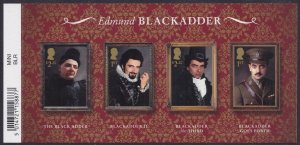 2023  Edmund Blackadder barcode miniature sheet UNMOUNTED MINT