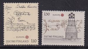 Finland    #621-622   MNH  1979  Europa  postal history