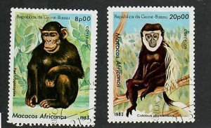 Guinea Bissau; Scott 461-462;  1983;  Used