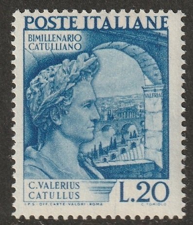 Italy 1949 Sc 529 MH* some toned gum