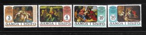 Samoa 1974 Christmas Virgin and Child Holy Family Sc 407-410 MNH A1251