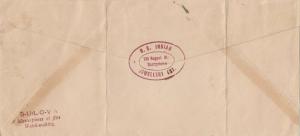 Cover Penalty Envelope Used from British Guiana to Puerto Rico 1947 