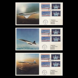 New Hebrides 1968 (FDC) Anglo-French Concorde Project, VILA ✔️
