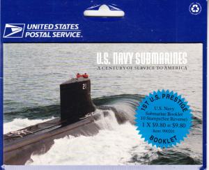 U.S. Navy Submarines Booklet Complete  Post Office Fresh