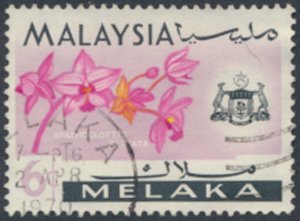 Malacca Melaka Malaya  SC#  70   Used Flowers  see details & scans