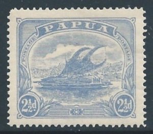 Papua New Guinea #53 MH 2 1/2p Lakatoi - Wmk. 74 - Perf 12 1/2