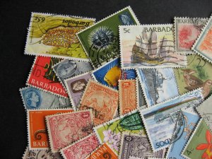 Barbados collection of 73 all different, worth a look!