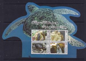 Tonga a 2013 Turtle mini sheet MNH