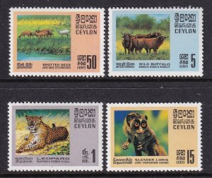 Ceylon 439-442 Animals MNH VF