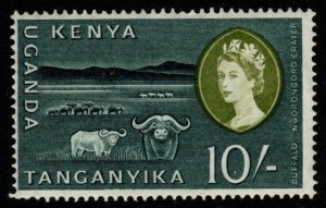 KENYA, UGANDA & TANGANYIKA SG197 1960 10/= DEFINITIVE MNH