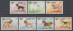 Cambodia 1049-1055 Dogs MNH VF