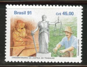 Brazil Scott 2324 MNH** 1991 Justice stamp