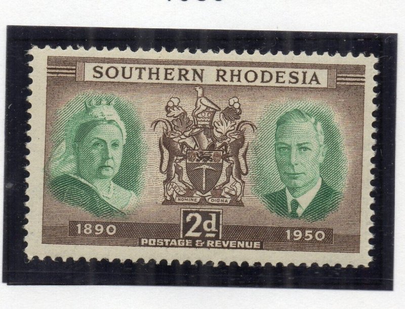 Southern Rhodesia 1950 Early Issue Fine Mint Hinged 2d. NW-199752 