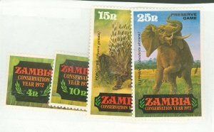 Zambia #77-80  Single (Complete Set)