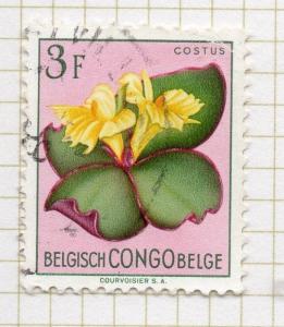 Belgian Congo 1952 Flowers Early Issue Fine Used Value 3F. 248236