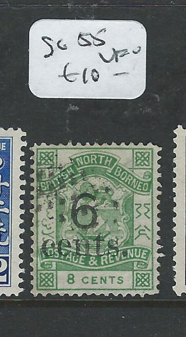 NORTH BORNEO   (P0108B)  6C/8C P&R LION CREST  SG 55   VFU